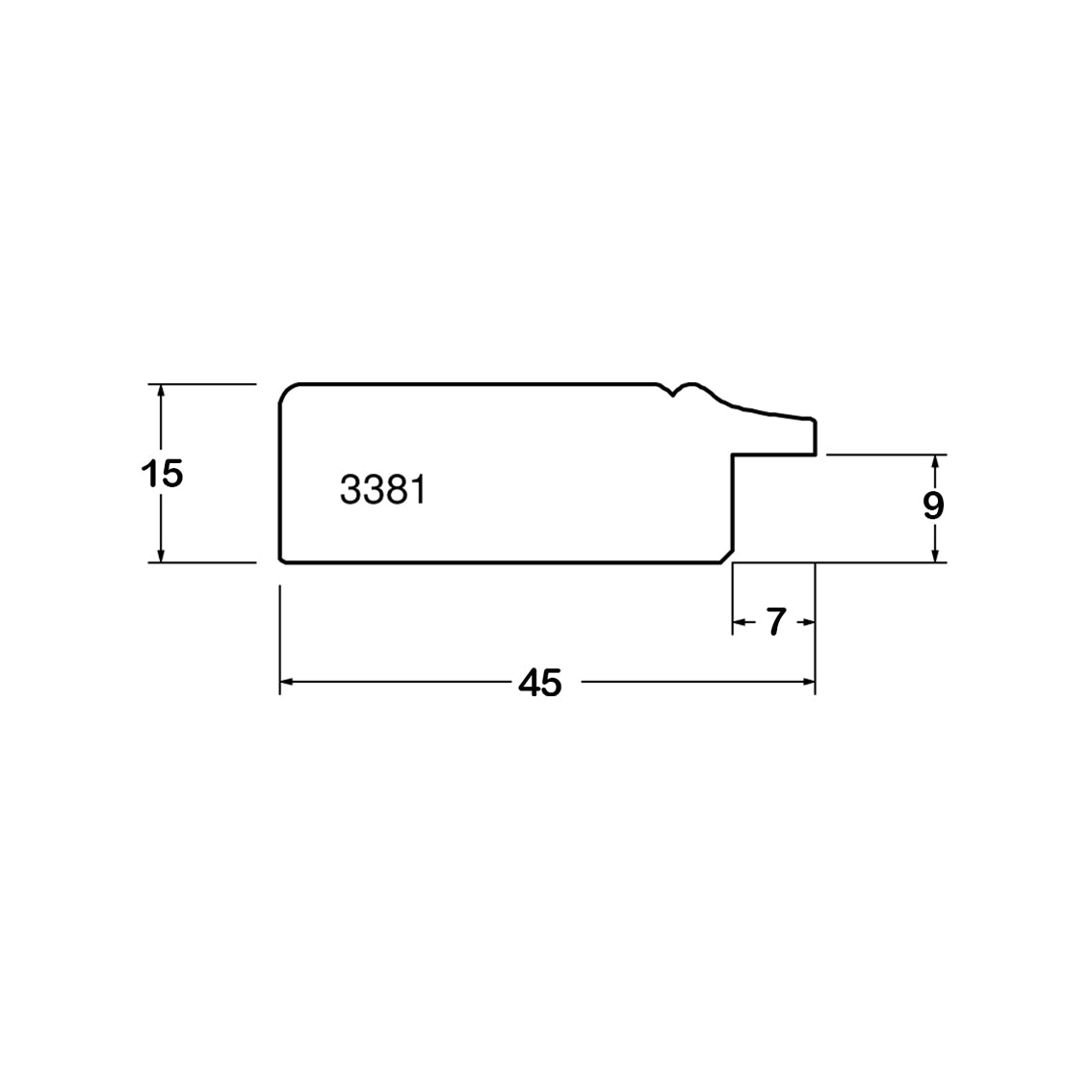 3381/MM Bilderrahmen