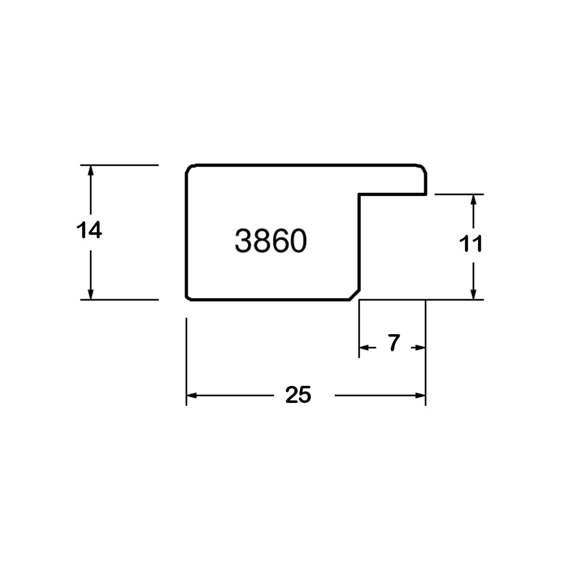 3860/12 Bilderrahmen