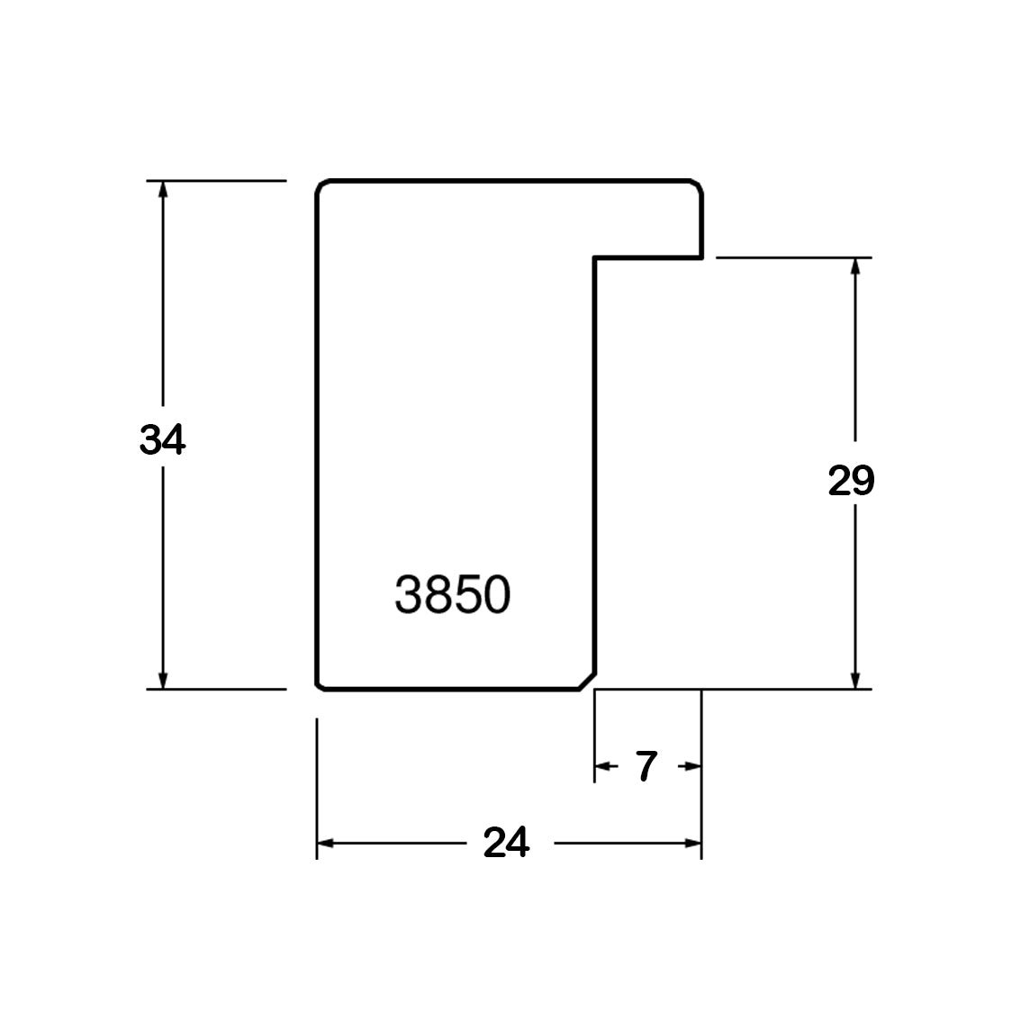 3850/14 Bilderrahmen