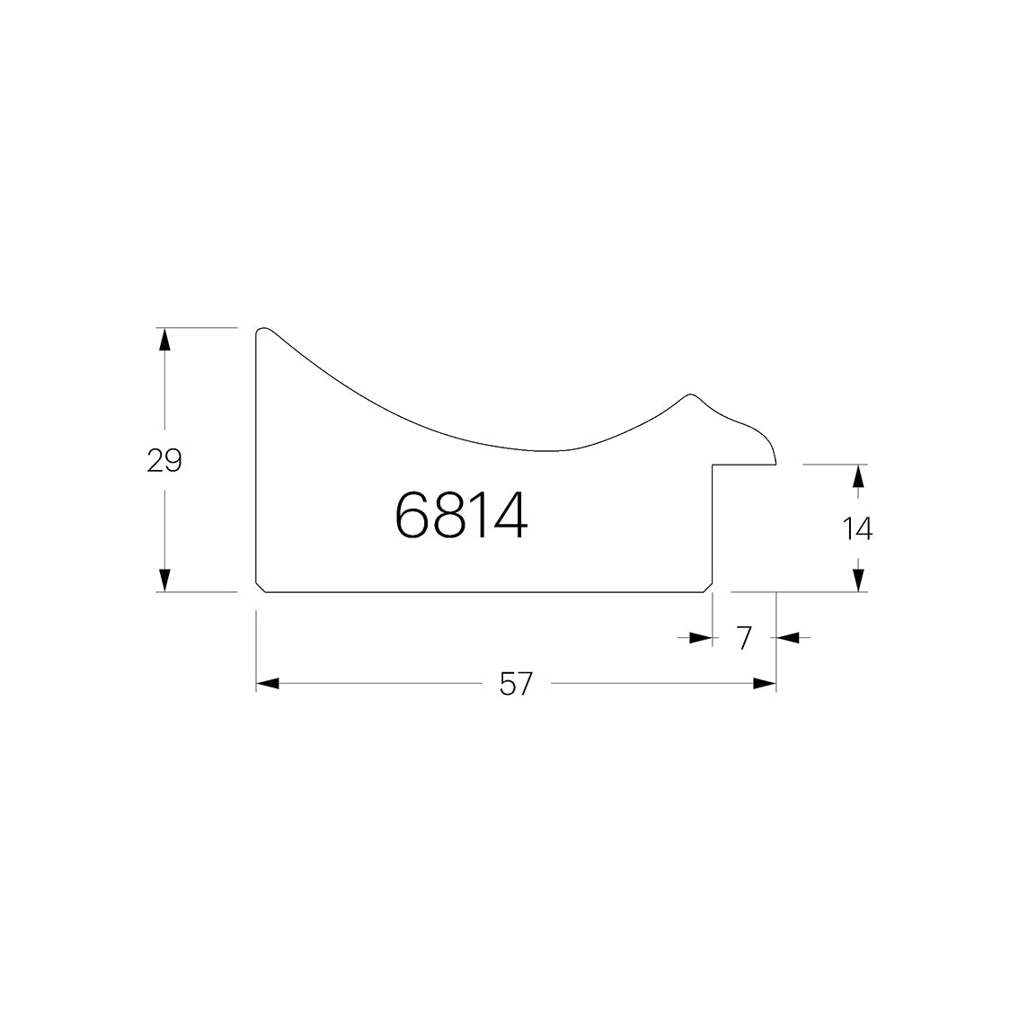 6814-03 Bilderrahmen
