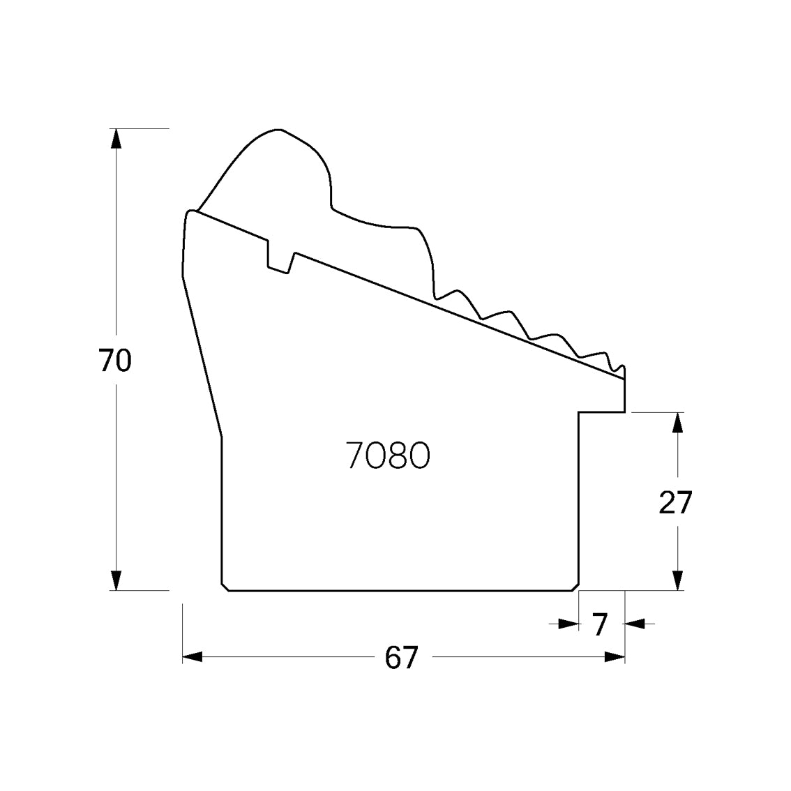 7080-OO Bilderrahmen