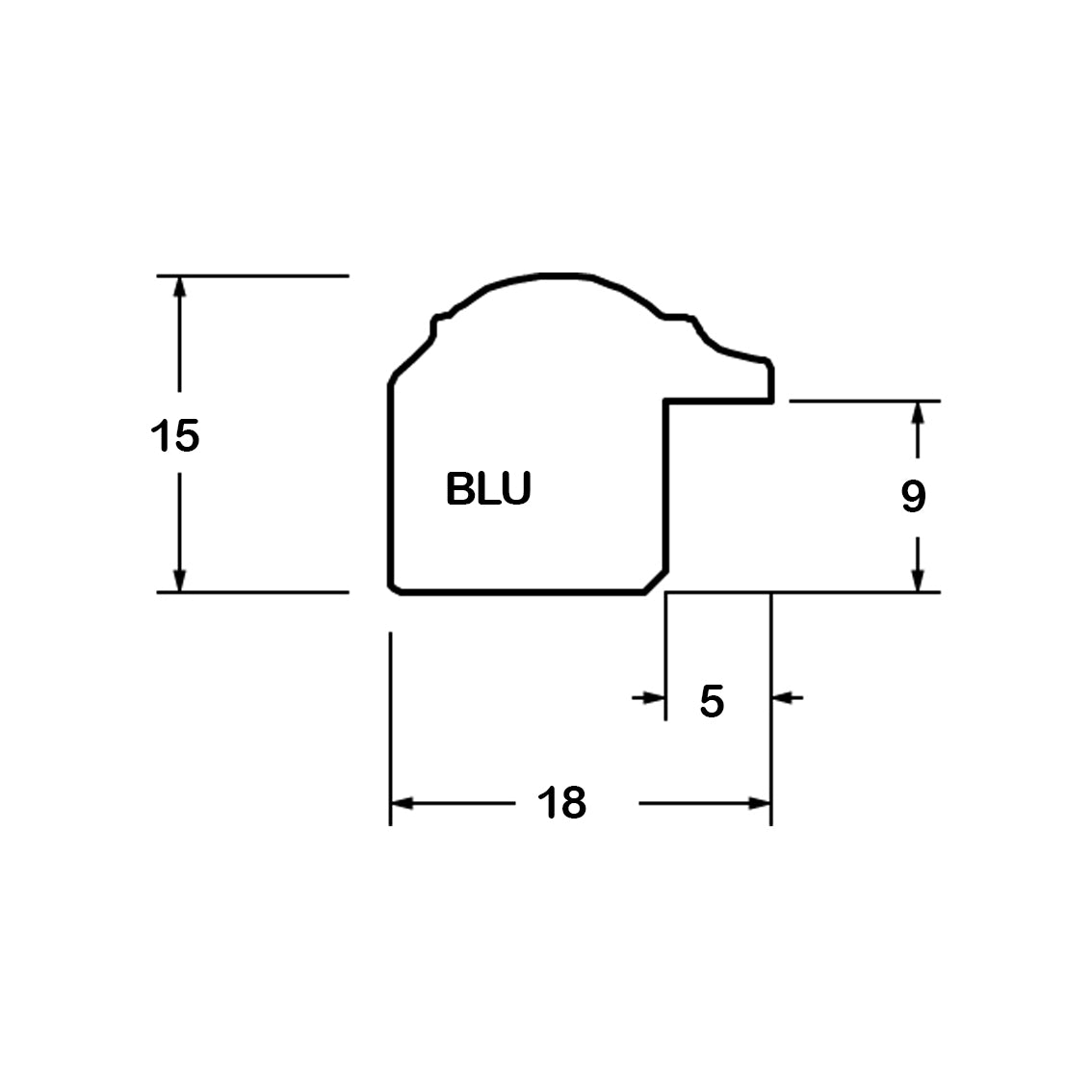 BLU-03 Bilderrahmen